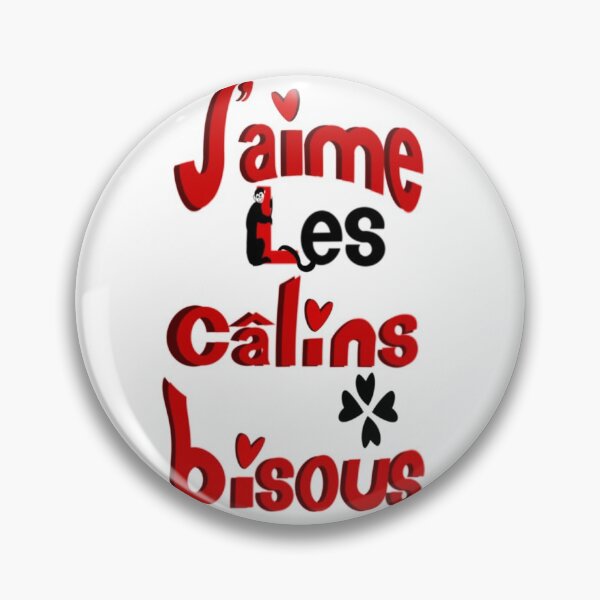 Aperçu de l'œuvre J’aime les câlins plus bisous créée et vendue par CyrilsDesigns.