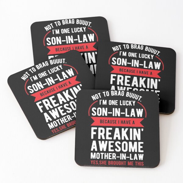 Item preview, Lucky Son In Law Of A Awesome Mother In Law Gag designed and sold by TheMattDesigns.
