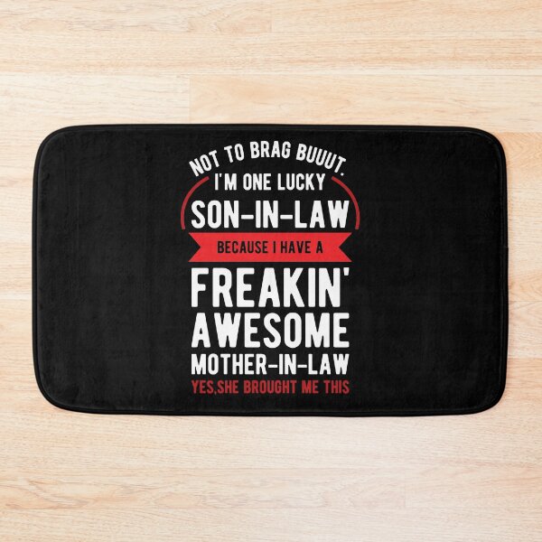 Item preview, Lucky Son In Law Of A Awesome Mother In Law Gag designed and sold by TheMattDesigns.