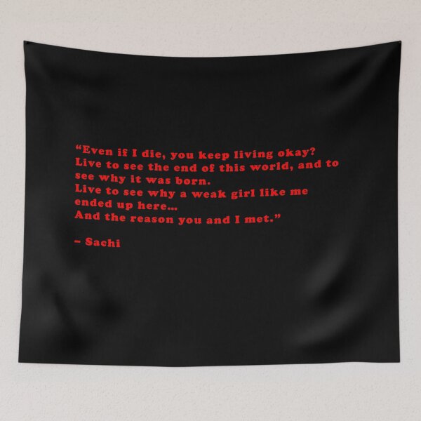 Item preview, Sachi - Quote designed and sold by Epicanimequotes.