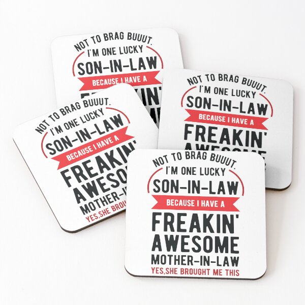 Item preview, Lucky Son In Law Of A Awesome Mother In Law Gag designed and sold by TheMattDesigns.