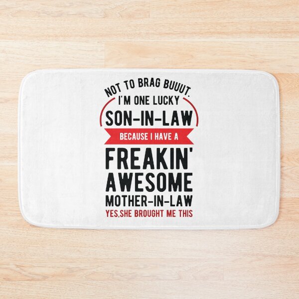 Item preview, Lucky Son In Law Of A Awesome Mother In Law Gag designed and sold by TheMattDesigns.