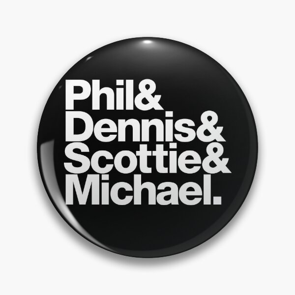 Item preview, Phil & Dennis & Scottie & Michael (white letters) designed and sold by dudethecreator.