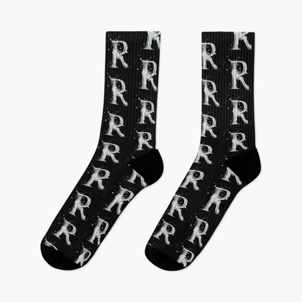 Item preview, Letter R Winter Snow designed and sold by Printedarts.