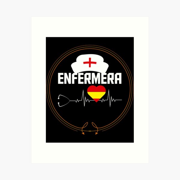 Enfermera Art Print