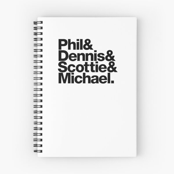 Item preview, Phil & Dennis & Scottie & Michael (white letters) designed and sold by dudethecreator.