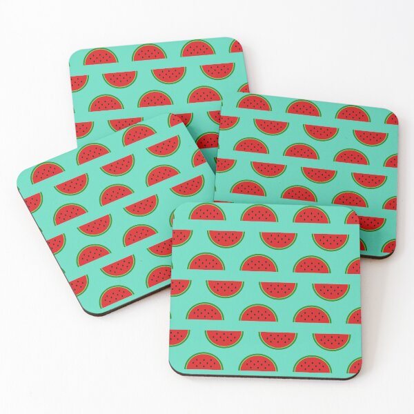 Item preview, Cute Watermelon with blue background designed and sold by ClaudiaGrosso.