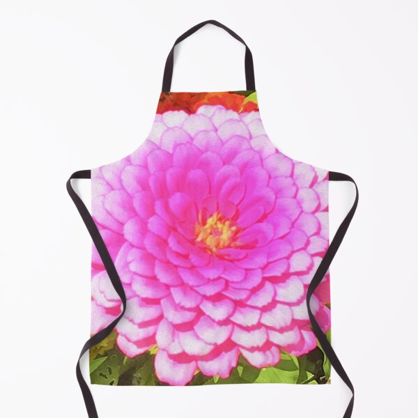 Item preview, Pretty Pink Zinnia in the Garden designed and sold by myrubiogarden.