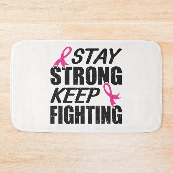Item preview, Stay Strong Keep Fighting Breast cancer pink loop designed and sold by tarek25.