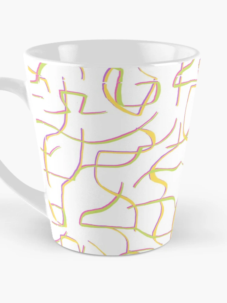Thumbnail 3 of 4, Coffee Mug, Line pattern designed and sold by FadsBoo.