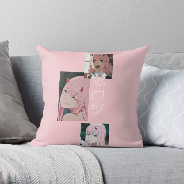 Zero Two Throw Pillow