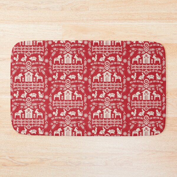 Item preview, Dala Farm in Red designed and sold by lizsawyerdesign.