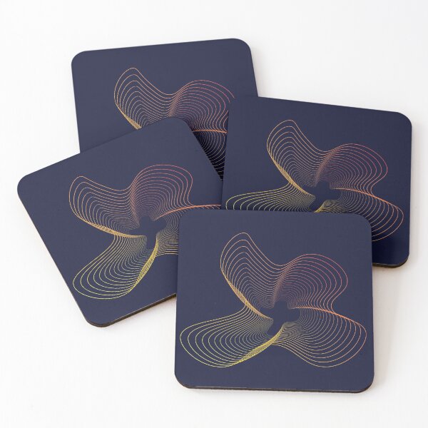 Item preview, delusional abstract yellow and navy designed and sold by venus-ian.