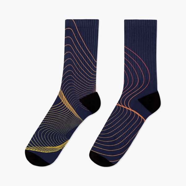 Item preview, delusional abstract yellow and navy designed and sold by venus-ian.