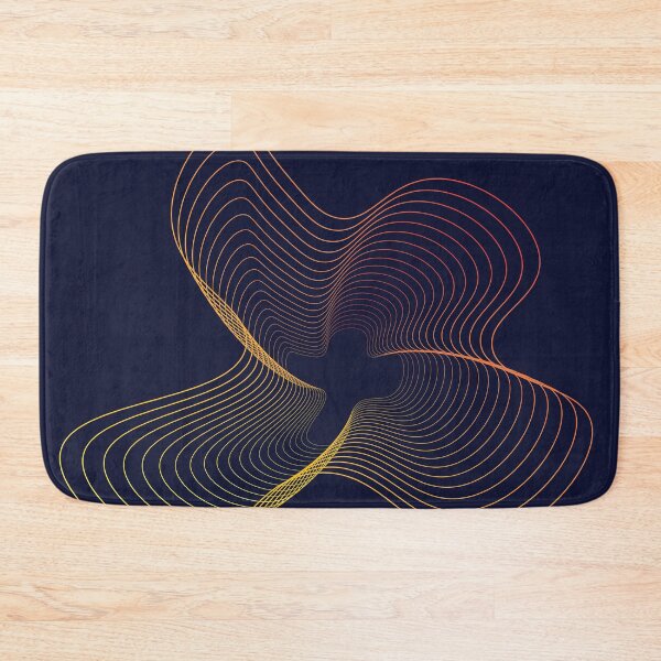 Item preview, delusional abstract yellow and navy designed and sold by venus-ian.