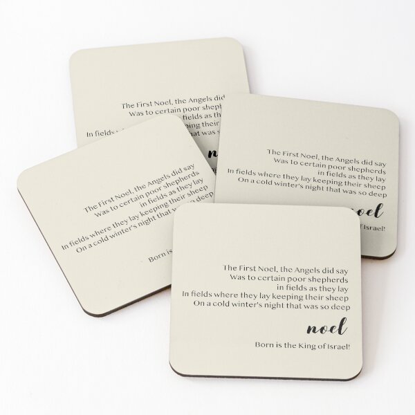 Item preview, Script First Noel designed and sold by cranberrystreet.