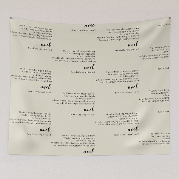 Item preview, Script First Noel designed and sold by cranberrystreet.
