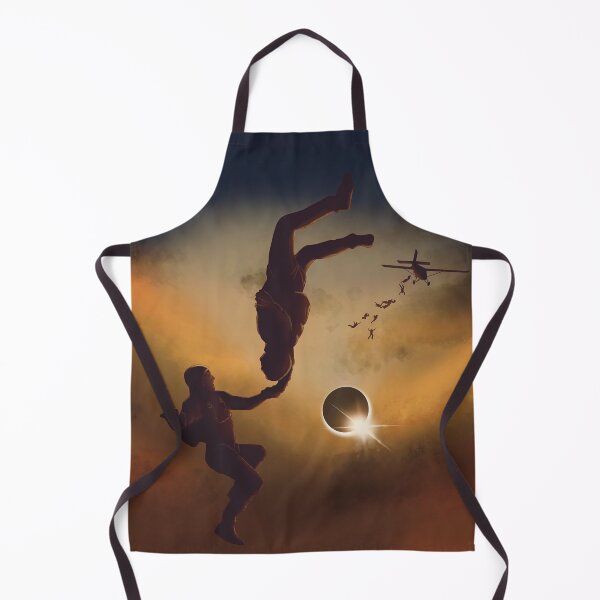 Item preview, Skydiving freeflyers during solar eclipse designed and sold by FatSlugDesigns.