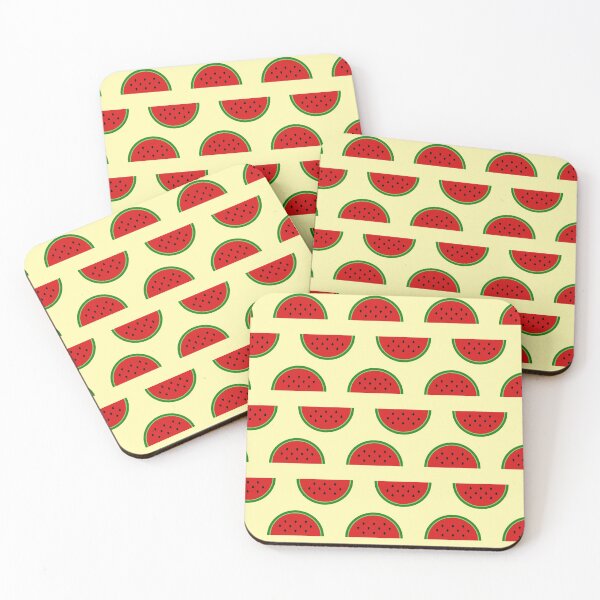 Item preview, Cute Watermelon with yellow background designed and sold by ClaudiaGrosso.