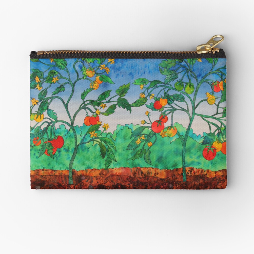 Summertime Tomatoes Zipper Pouch