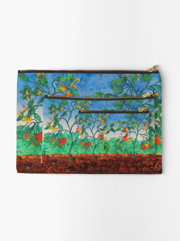 Alternate view of Summertime Tomatoes Zipper Pouch