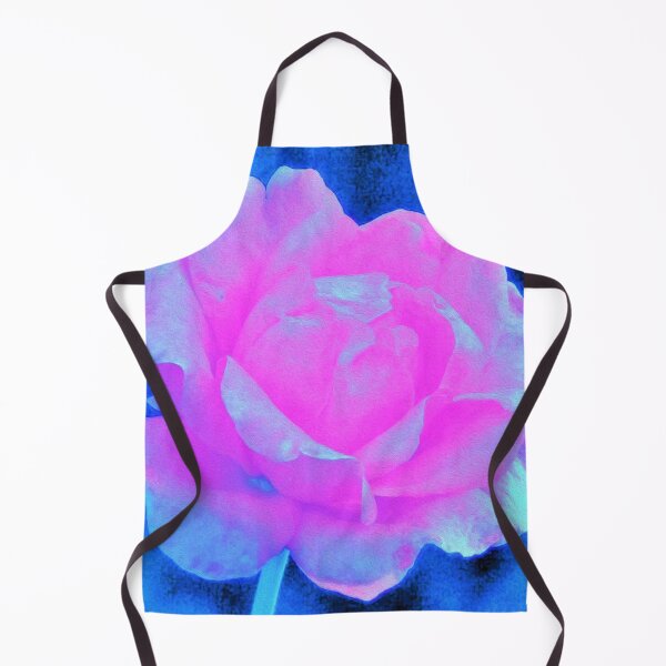 Artikelvorschau, Schöne Pastellrosa-Rose mit blauem Hintergrund entworfen und verkauft von myrubiogarden.