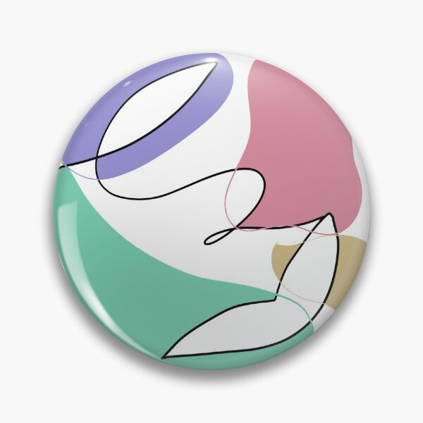 Item preview, Abstract face line art, line art, colorful line art, pastel tones line art, abstract art  designed and sold by Gabrielle Freitas.