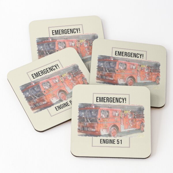Item preview, ENGINE 51 Emergency! designed and sold by DNiceGirl.