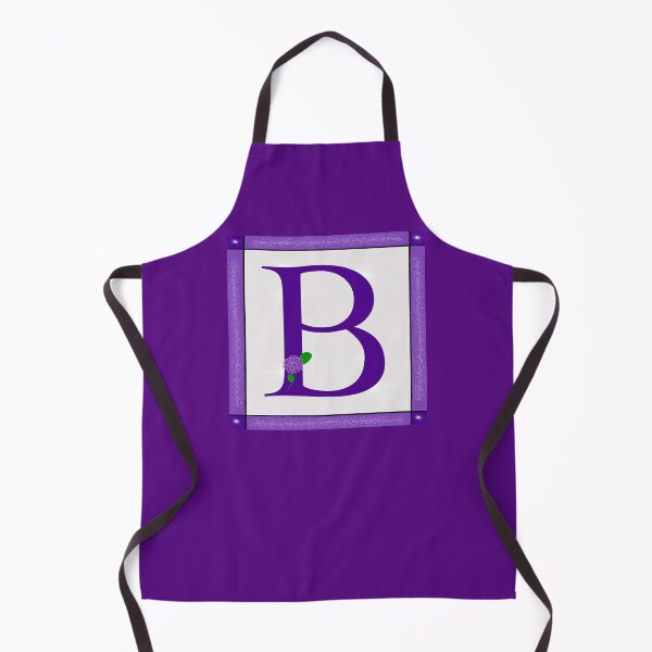 Item preview, Purple Sparkle and Hydrangea Initial letter B designed and sold by F-ranny.
