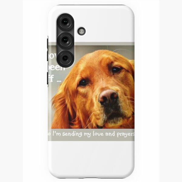 Stay Strong Inspirational Greeting Card With Golden Retriever - Motivational Cheer Up Card