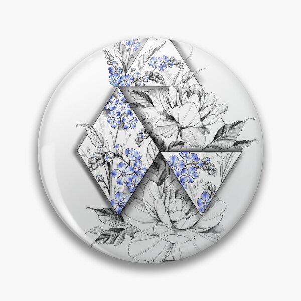 Item preview, A floral jigsaw designed and sold by ninkeartsy.