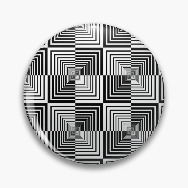 Squares, Op art, short for optical art, is a style of visual art that uses optical illusions Pin