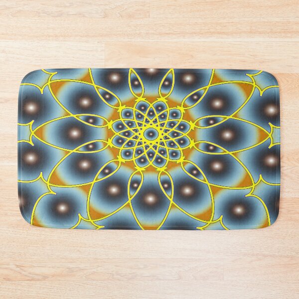 Item preview, Cool mandala, atomic model in yellow designed and sold by bernd49.