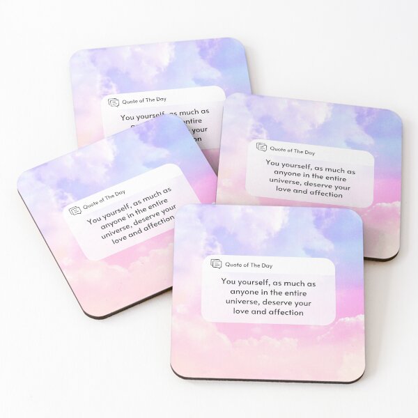 Item preview, You Deserve To Love Yourself | Inspiring Quotes | Daily Affirmation designed and sold by Highon444.
