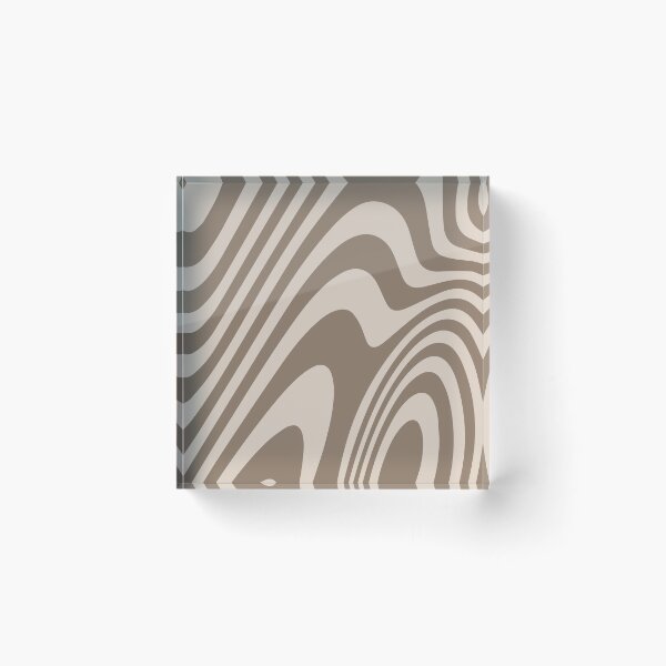 Item preview, Beige and Brown Zebra Grooves Abstract Pattern Art designed and sold by patternsoup.