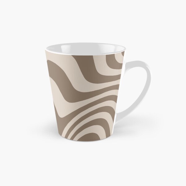 Item preview, Beige and Brown Zebra Grooves Abstract Pattern Art designed and sold by patternsoup.