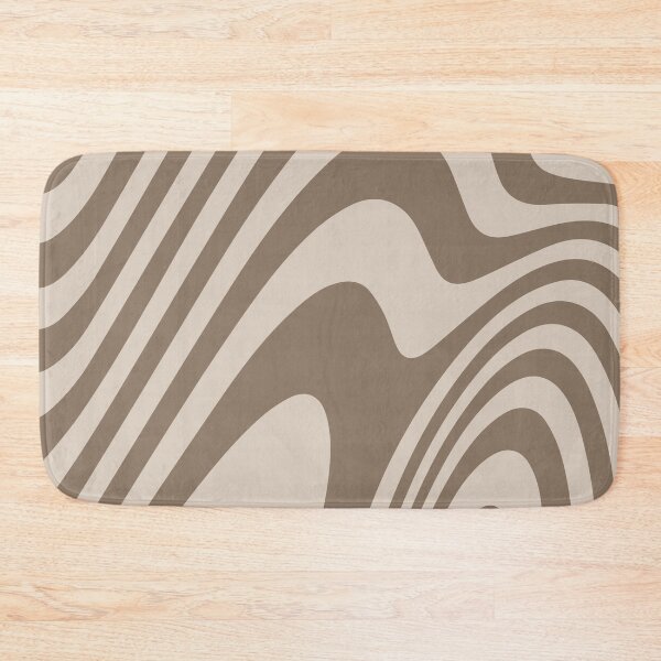 Item preview, Beige and Brown Zebra Grooves Abstract Pattern Art designed and sold by patternsoup.