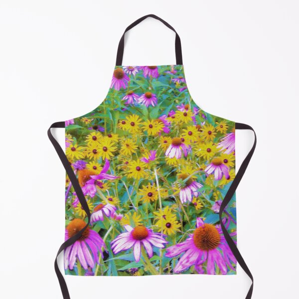 Item preview, Garden Medley of Yellow, Pink and Purple Flowers designed and sold by myrubiogarden.