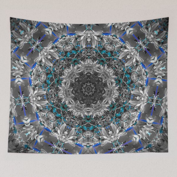 Item preview, Nature Spirit Mandala with Blue designed and sold by Sara Graham-Costain.