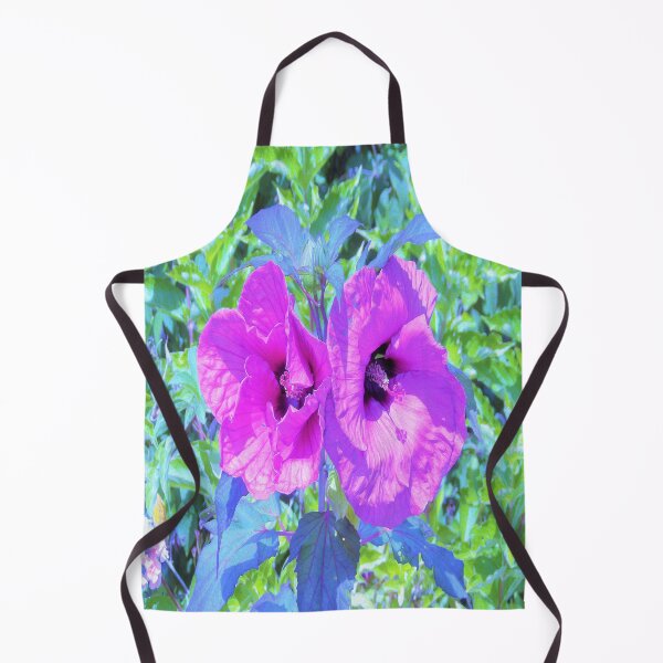 Aperçu de l'œuvre Fleurs d'hibiscus violet fou de prune ultra-violette créée et vendue par myrubiogarden.