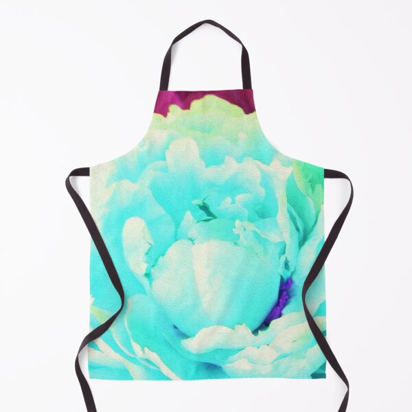 Item preview, Stunning Double Aqua Blue Peony Flower Detail designed and sold by myrubiogarden.