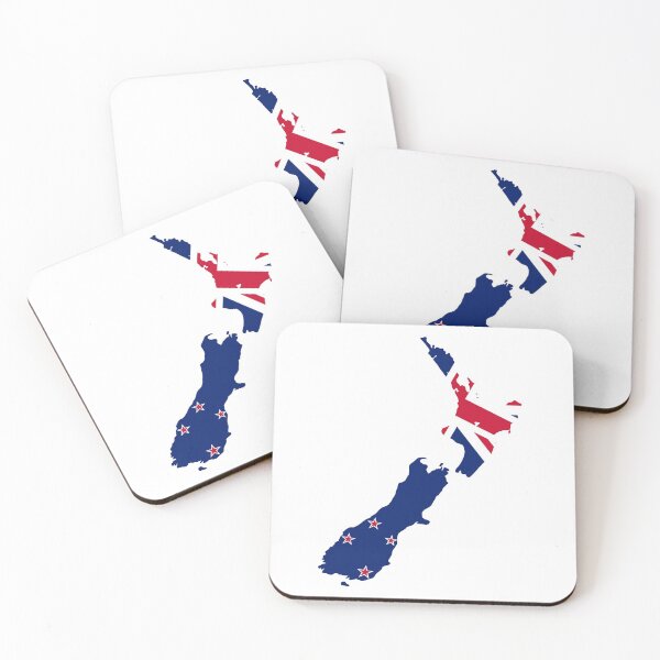 Item preview, New Zealand Flag-Sticker-Map-NZ designed and sold by LatitudeNZ.