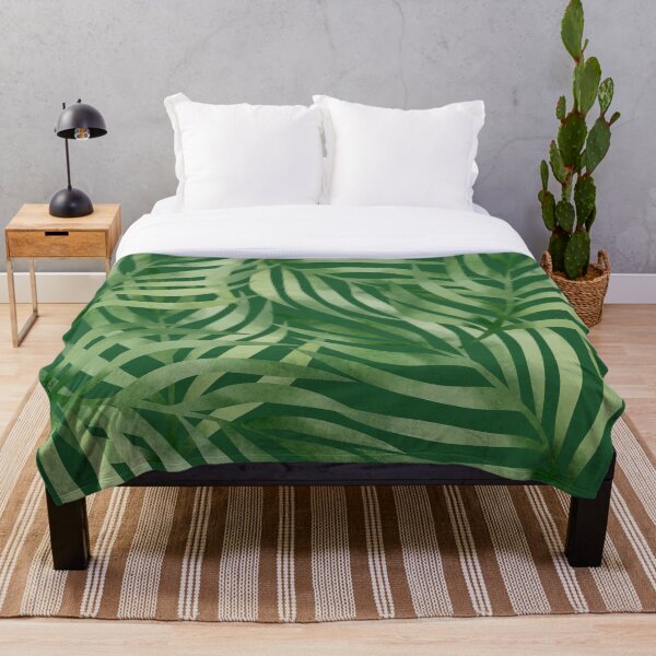 Item preview, Green Variegated Palm Leaf Pattern designed and sold by QuinnEmory.