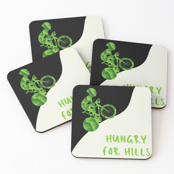 Item preview, Hungry for hills (cyclist on a STEEP climb). designed and sold by JellyBeenzz.