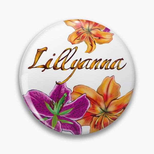 Item preview, Top 10 best personalised gifts 2022  - Lillyanna ,personalised,personalized custom name with painted lilies designed and sold by Artonmytee.