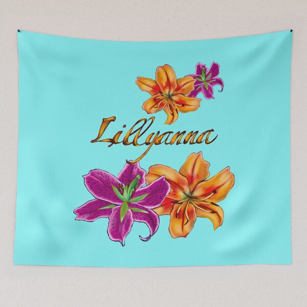 Item preview, Top 10 best personalised gifts 2022  - Lillyanna ,personalised,personalized custom name with painted lilies designed and sold by Artonmytee.