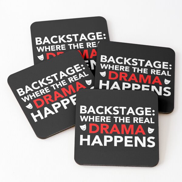 Item preview, Backstage Where The Real Drama Happens Stage Crew designed and sold by JukeLox.