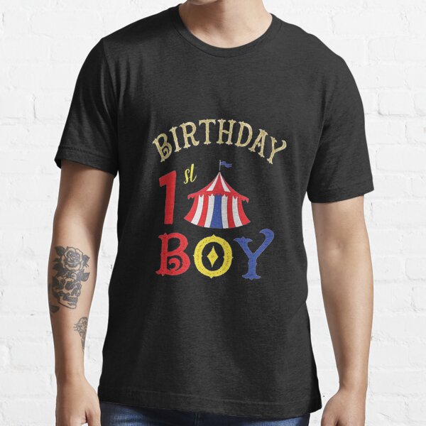 "First Birthday Boy 1 St" Tshirt for Sale by Redbubble