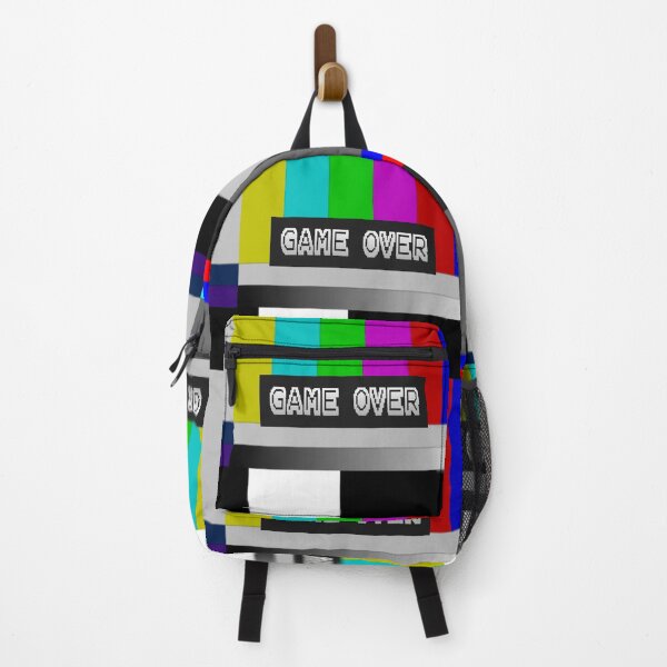Item preview, SMPTE Standard Definition Television Color Bars game over slim fit designed and sold by Mr Wolf.