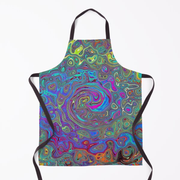 Item preview, Trippy Fuchsia and Blue Abstract Retro Swirl designed and sold by myrubiogarden.